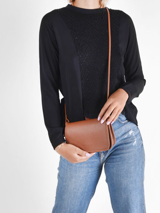 Longchamp Le foulonné Clutches Brown