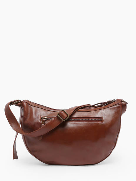 Crossbody Bag Cow Leather Basilic pepper Brown cow BCOW71 other view 4