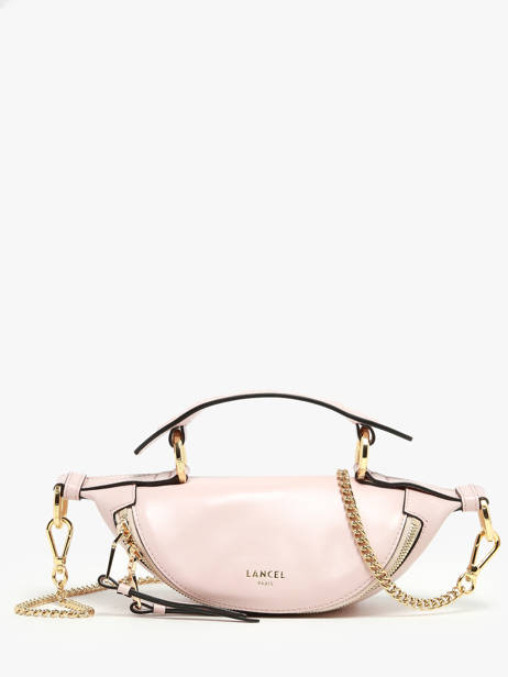 Xs Leather Origami Crossbody Bag Lancel Pink origami A12526