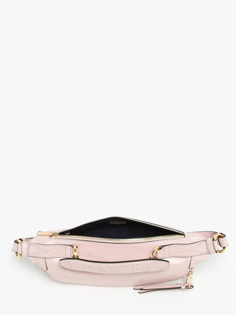 Small Leather Origami Crossbody Bag Lancel Pink origami A12527 other view 3
