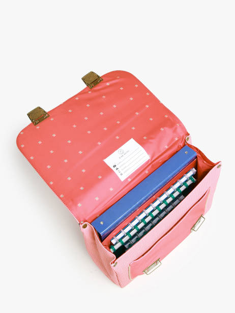Cartable Classic Midi 2 Compartiments Jeune premier Rose classics C vue secondaire 3
