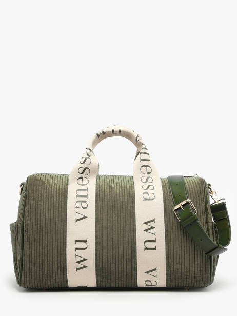 Sac Porté épaule Velours Vanessa wu Vert velours MA0085 vue secondaire 3