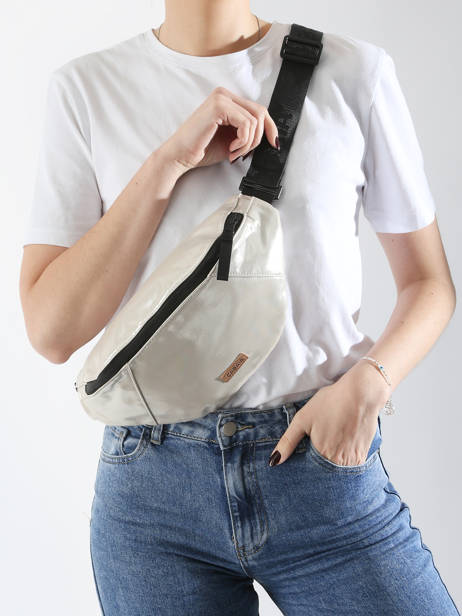 Medium Reversible Belt Bag Cabaia White belt bag BELTBAGM other view 2