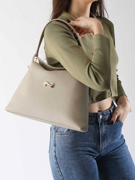 Sac Porté épaule Camelia Cuir Nathan baume Beige eden 5 vue secondaire 1