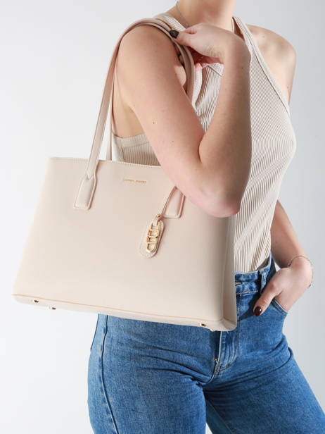 Shoulder Bag Saffiano David jones Pink saffiano CM7468 other view 1