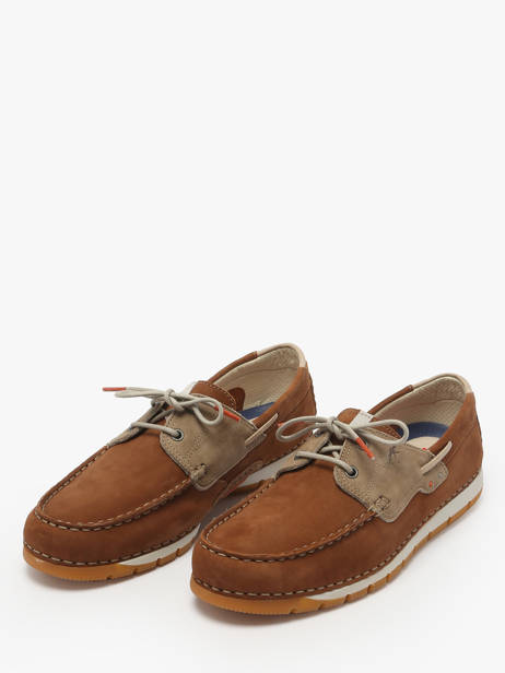 Chaussures De Ville Cross En Cuir Fluchos Marron men F1449 vue secondaire 2