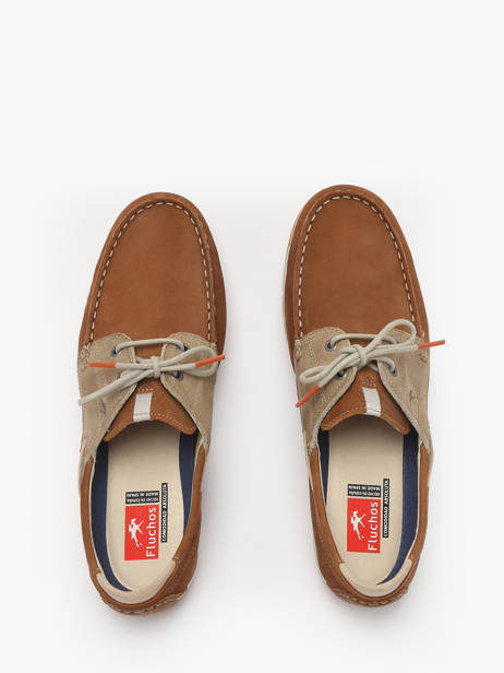 Chaussures De Ville Cross En Cuir Fluchos Marron men F1449 vue secondaire 4