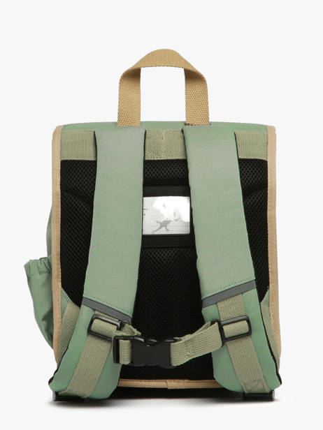 Sac à Dos 1 Compartiment Cameleon Vert vintage fantasy SD30 vue secondaire 4