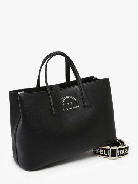 Handbag Rsg Polyurethane Karl lagerfeld Black rsg A3W30315 other view 2