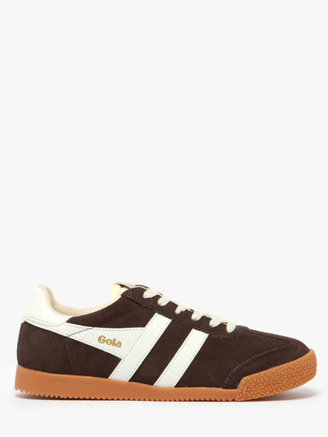 Sneakers In Leather Gola Brown women CLB538