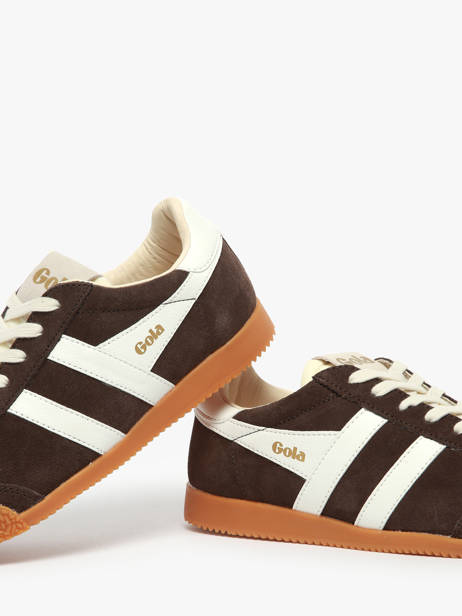 Sneakers In Leather Gola Brown women CLB538 other view 2