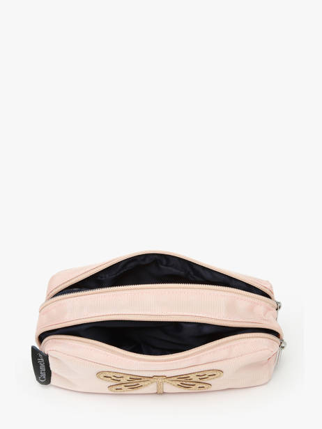 2-compartment Pouch Caramel et cie Pink boheme FI other view 2