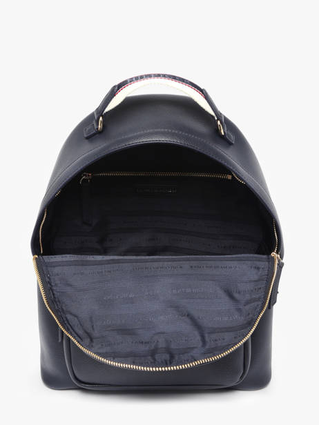 Backpack Tommy hilfiger Blue th logotape AW17471 other view 2