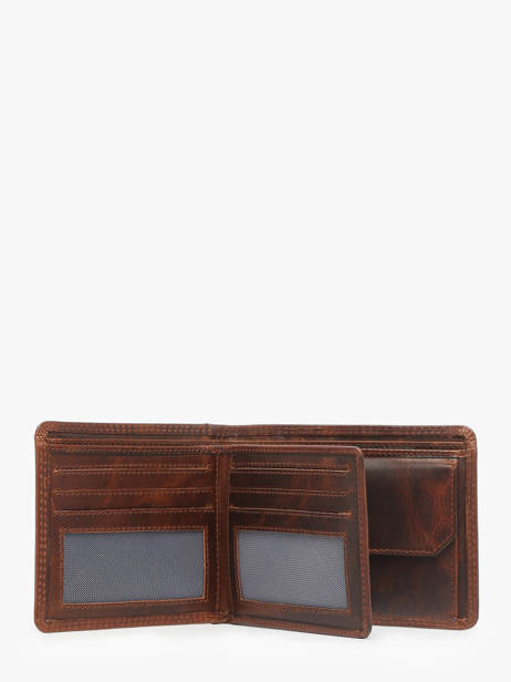Portefeuille Porte-monnaie Cuir Maverick Marron the original MAVTO004 vue secondaire 1