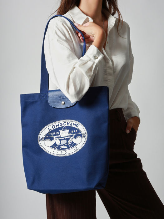 Longchamp Le pliage x constantin Besaces Bleu