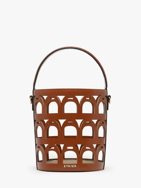 Sac Seau Epona Cuir Etrier Marron epona EEPO136M vue secondaire 6