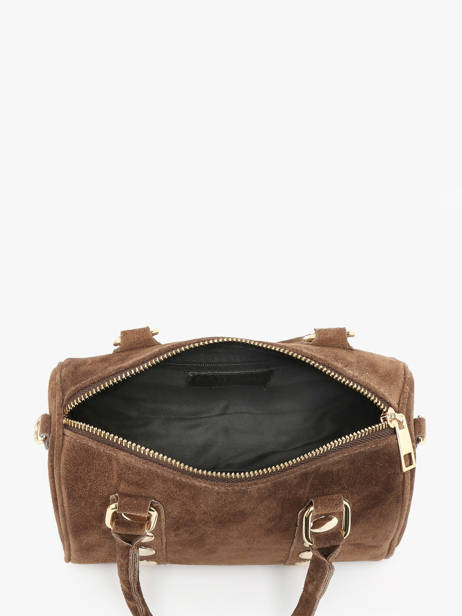 Sac à Main Velvet Cuir Milano Marron velvet VE25066 vue secondaire 3