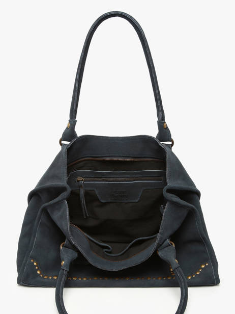 Sac à Main A4 Houston Cuir Basilic pepper Bleu houston BHOU31 vue secondaire 3