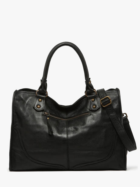 Sac à Main Glam Eyelet Cuir Basilic pepper Noir glam eyelet BGLE31 vue secondaire 4