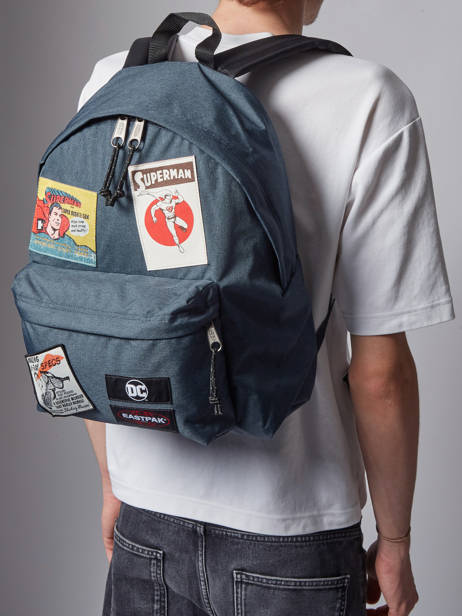 Sac à Dos 1 Compartiment Eastpak Bleu eastpak x dc comics K620COM vue secondaire 1