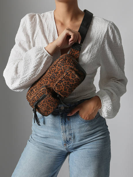 La Banane 90s Cuir Paul marius Noir 90's BANAN90S vue secondaire 1