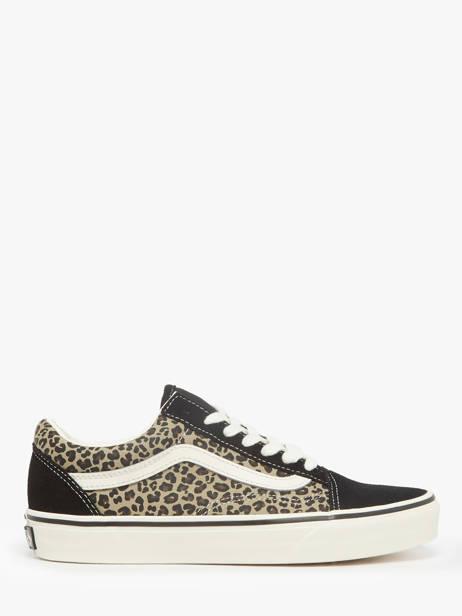 Sneakers Old Skool En Cuir Vans Noir women D6WYY61
