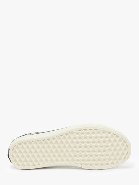 Sneakers Old Skool En Cuir Vans Noir women D6WYY61 vue secondaire 5