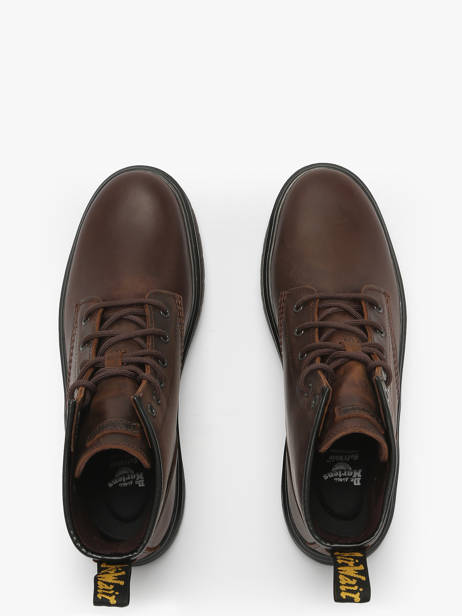 Bottines Brookline Chukka En Cuir Dr martens Marron men 41681200 vue secondaire 3