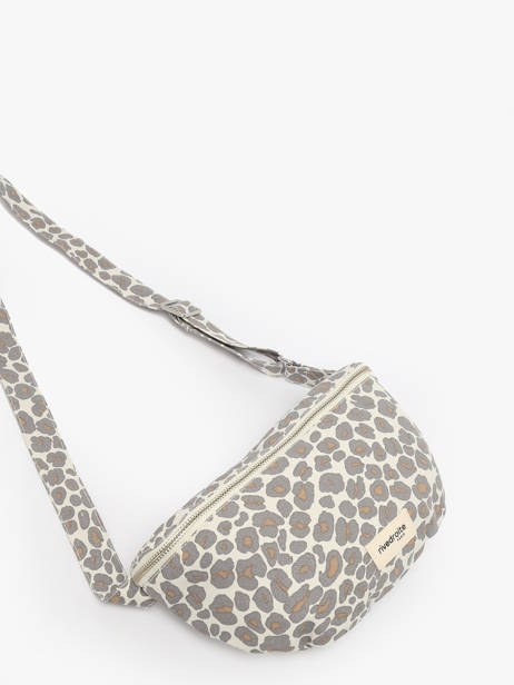 Le Sac Banane Custine Coton Recyclé Rivedroite Gris into the wild CUSTIINT vue secondaire 2