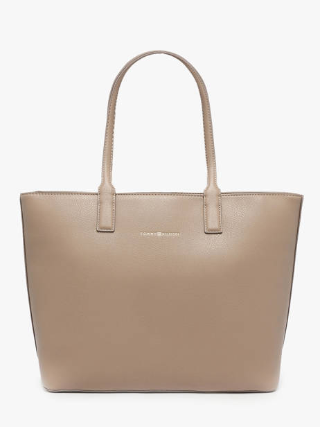 Sac Porté épaule Th Logotape Polyurethane Tommy hilfiger Marron th logotape AW17449