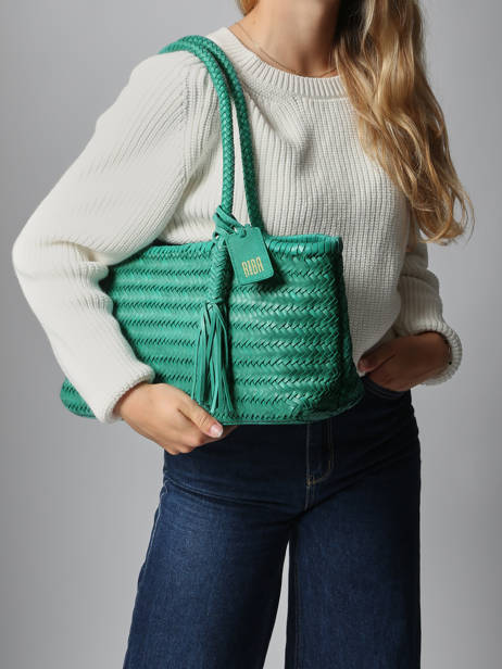 Sac Porté épaule Heritage Cuir Biba Marron heritage PER10L vue secondaire 1