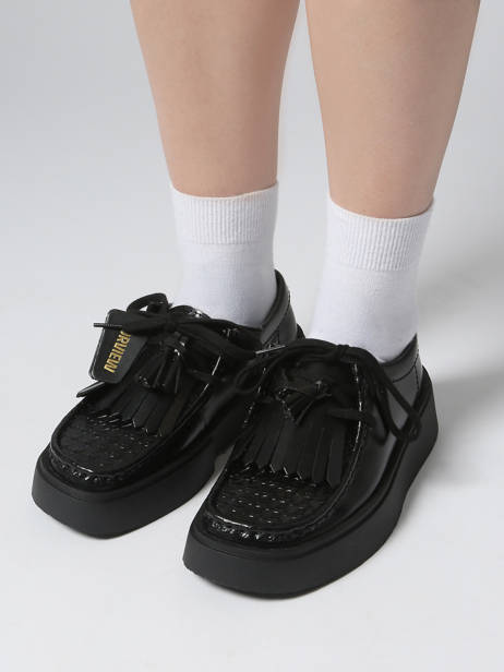 Chaussures Derbies Torview En Cuir Clarks Noir women 26184943 vue secondaire 1