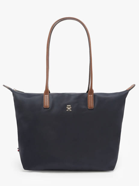 Sac Porté épaule A4 Popette Nylon Tommy hilfiger Bleu popette AW17711