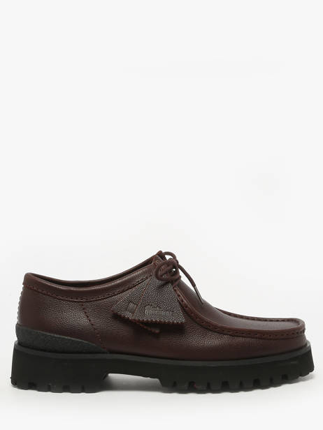 Chaussures Derbies En Cuir Clarks Marron men 26183314