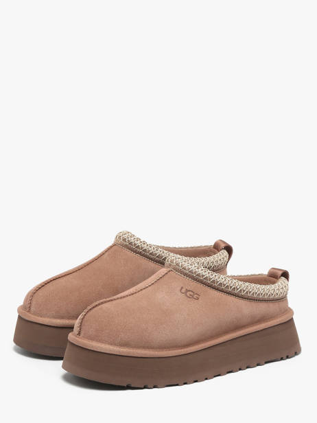 Chaussons Plateforme Tazz Ii En Cuir Ugg Marron women 1174471 vue secondaire 1