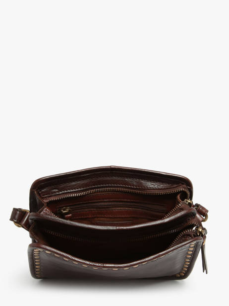 Sac Bandoulière Leather Cuir Biba Marron leather RAL1L vue secondaire 3