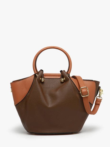 Sac Bandoulière Gretel Ted lapidus Marron gretel TLAU8931 vue secondaire 4