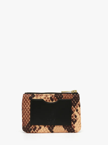 Porte-monnaie Wouf Marron boa PW250016 vue secondaire 2