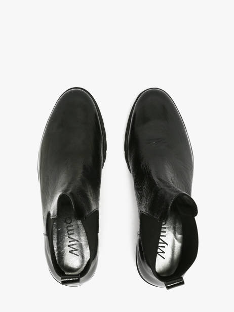Chelsea Boots En Cuir Myma Noir women 8500 vue secondaire 3