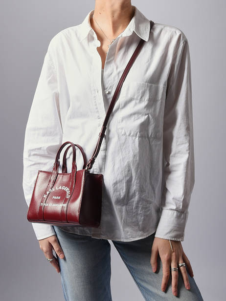 Sac Bandoulière Rsg Polyester Karl lagerfeld Violet rsg A4W50015 vue secondaire 1