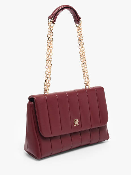 Sac Bandoulière Th Grace Polyurethane Tommy hilfiger Rouge th grace AW17669 vue secondaire 2