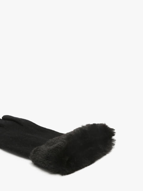 Gants Isotoner Noir women gloves 85358 vue secondaire 1