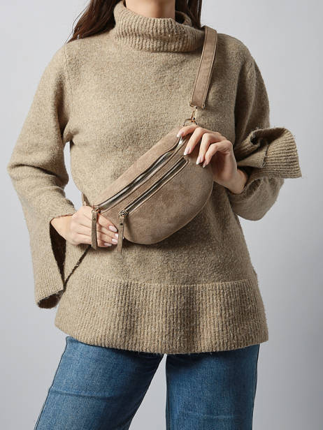 Sac Banane Miniprix Beige sangle 5 vue secondaire 1