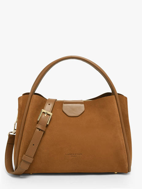 Sac Porté Main Suede Ida Lancaster Marron suede ida 101