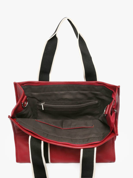 Sac Porté épaule A4 Miniprix Rouge wt new grained F6946 vue secondaire 2