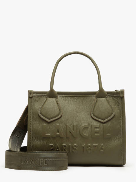 Cabas Zippé S Jour Cuir Lancel Vert jour A12995
