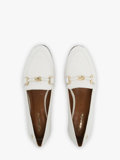Mocassins En Cuir Tamaris Blanc women 44 vue secondaire 3