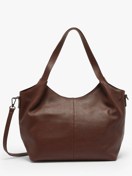 Sac Porté épaule Caviar Cuir Milano Marron caviar CA25061