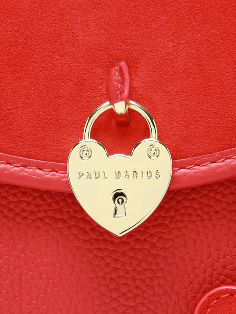 Sac Bandoulière Melle George Fusion Cuir Paul marius Rouge fusion GEORGFUS vue secondaire 3