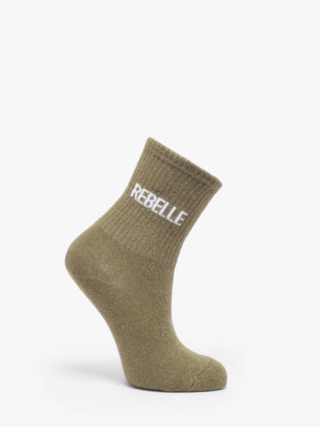 Chaussettes Miniprix Vert socks A08